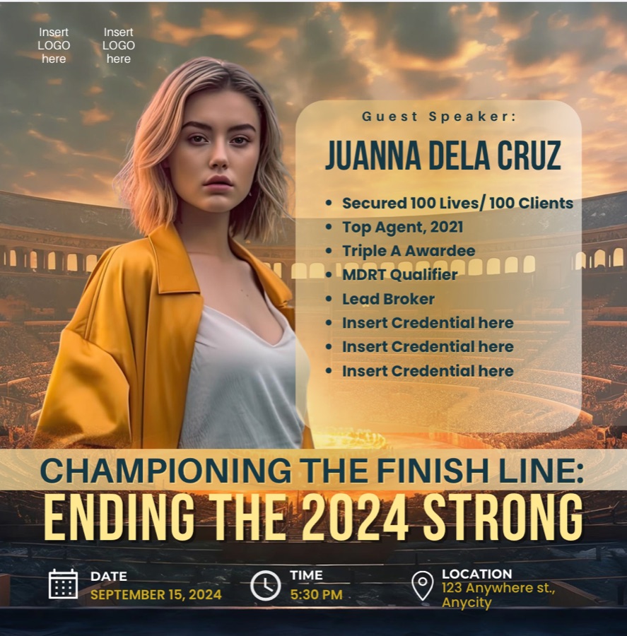 Poster: Ending the 2024 strong