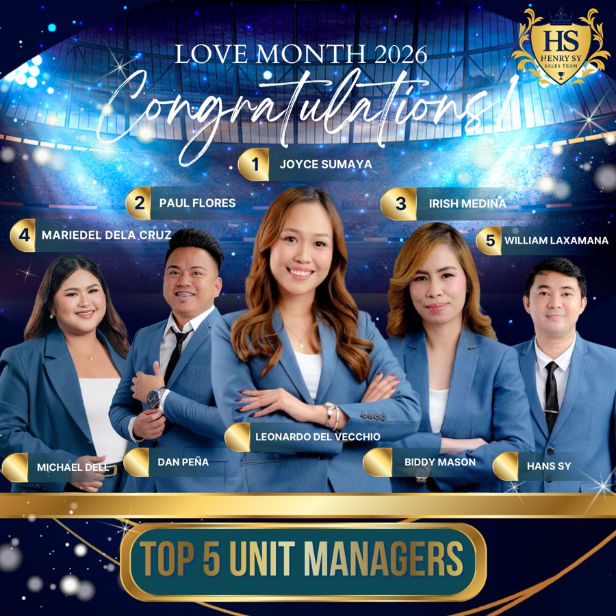 Poster: Love Month top unit managers