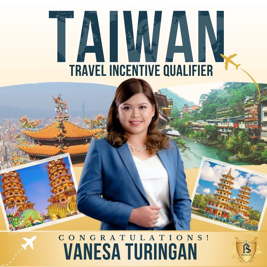 Poster: Taiwan travel incentive qualifier